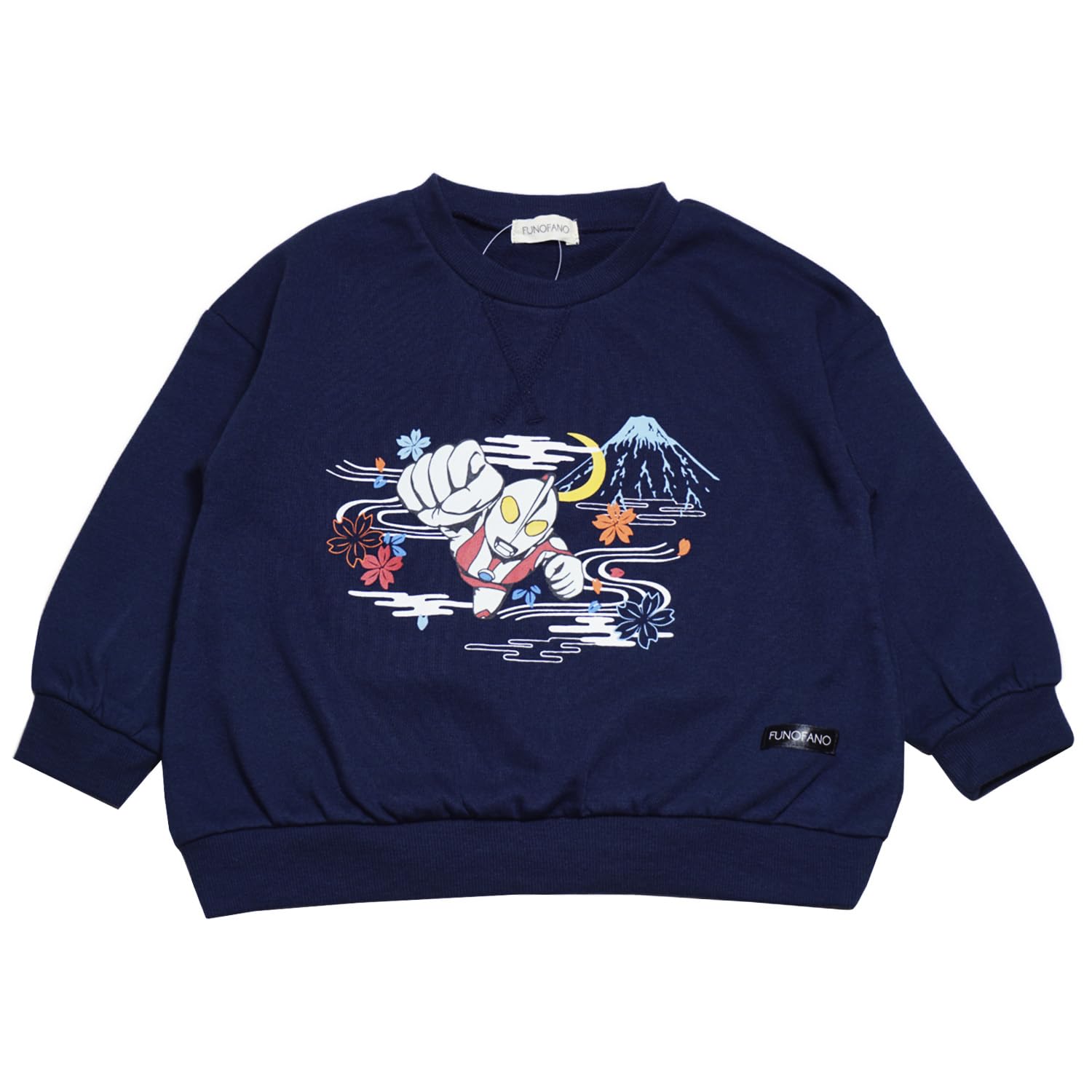 

Bandai er8924azz Fall/Winter FUNOFANO Ultraman Fleece Long Sleeve Sweatshirt, Boys, Navy