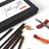 BEPAN Chinese style gift box creative wooden chopsticks four pairs of chopsticks chopstick rest gift box