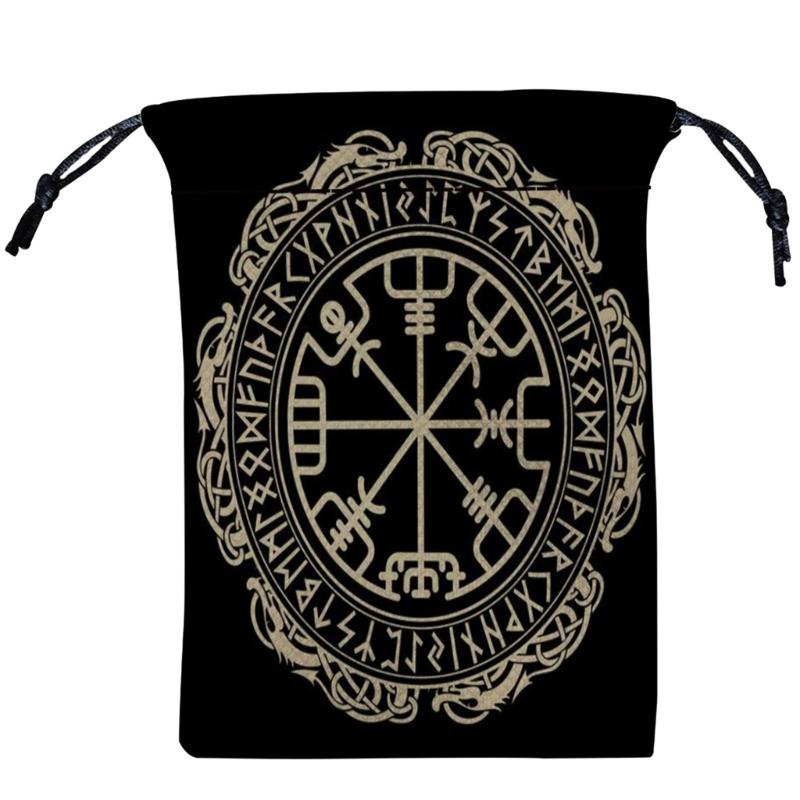 Mini Jewelry Dices Card Gift Bag Drawstring Pouches Bag Divinations Tarots Bag