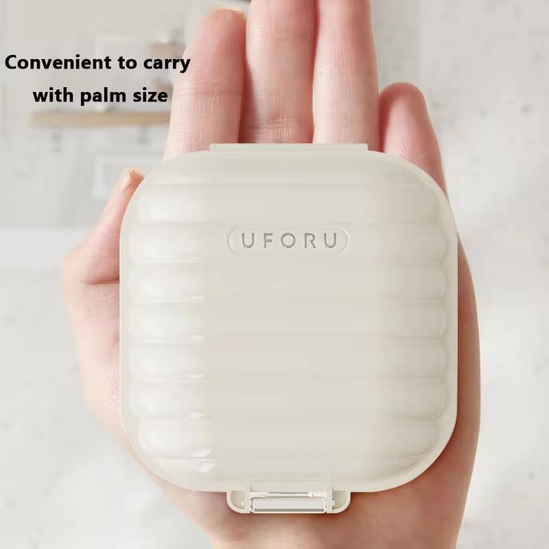 Portable mini pill Box Outdoor travel compartment Pill Organizer Women's moisture-proof sealed jewelry container storage box