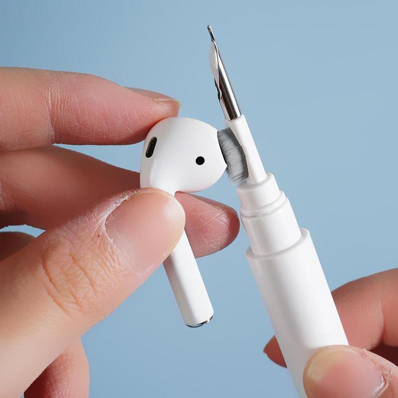 J 15289 Multifunction Bluetooth Earphone Cleaning Pen White - 4 Sets