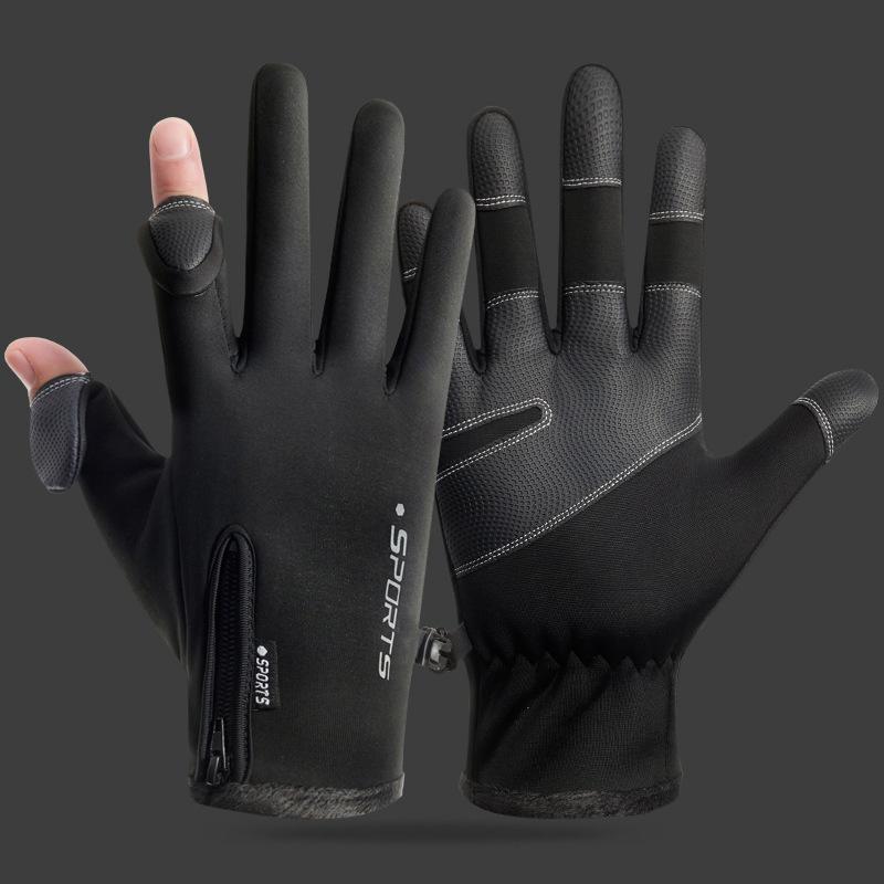 

Winter Cycling Gloves Waterproof Thermal Driving Motocycle Ski Gloves Windproof Anti-slip Touchscreen Warm Bicycle Gloves M