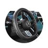 For Mercedes-Benz A C E S V R Class AMG GLA GLC GLK Vito SL ML Sprinter SLK Viano CLA Car AntiSlip Leather Steering Wheel Cover