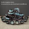1 Set of Creative Lazy Tea Set, Semi-automatic Horse Teapot, Magnetic Rotating Water Guide Tea Set, Chinese Kung Fu Tea Set
