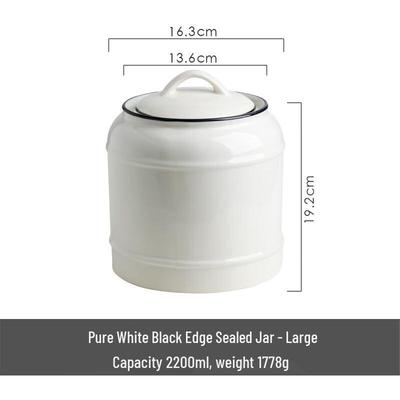 ZISIZ Ceramic Tea Storage Jar