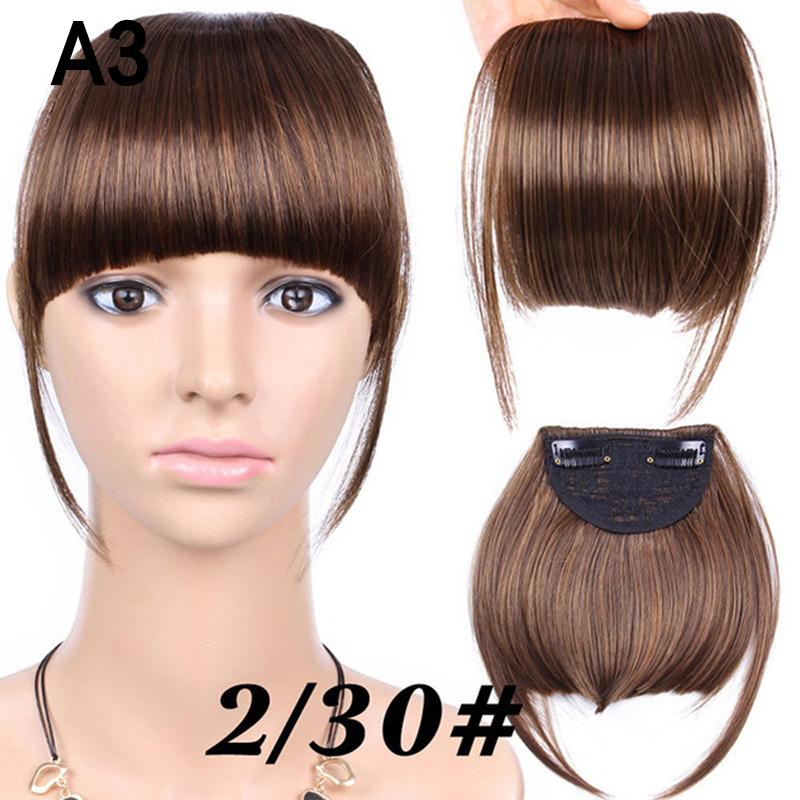 

Synthetic Air Bangs Hair Clip-In Extension Front Fringes Natural Increase Hair Party Styling Accessories