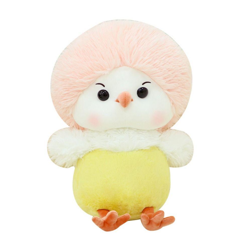 Stuffed Animals Chicken Plush Toy White/Yellow Rooster Plushies Chick Stuffed Doll  Room Decor
