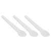 50pcs Cosmetic Cream Spatula Small Spoon Shaped Washable Eye Cream Spatula For Nail Glue