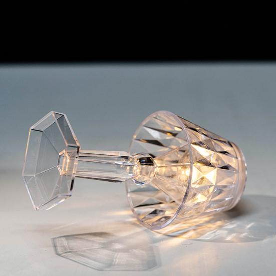 Creative Crystal LED Table Lamp Mini Night Light Bedroom Dorm Bedside Atmosphere Light Desktop Decorative Ornament