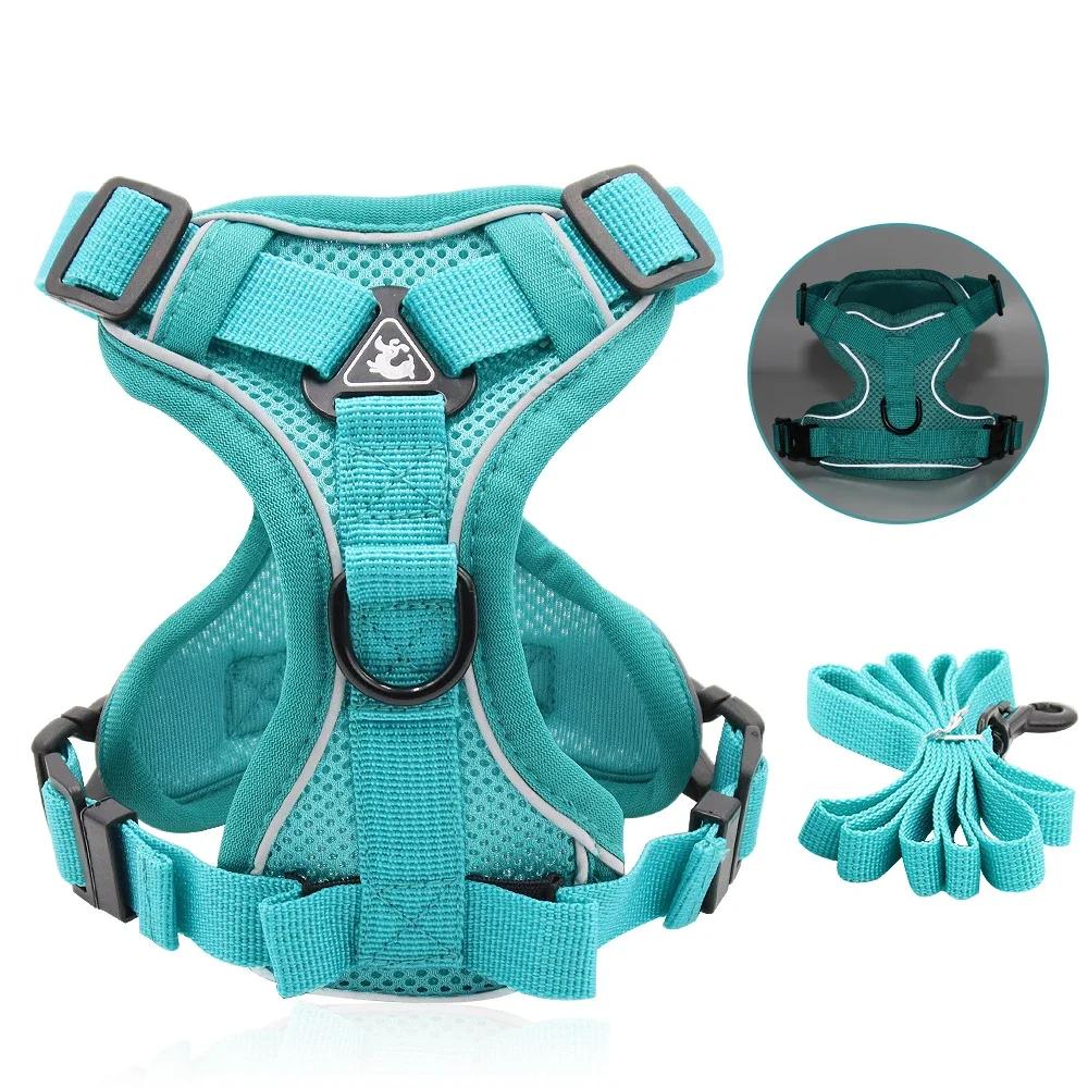 

New pet leash reflective and breathable dog chest strap vest style pet chest strap S