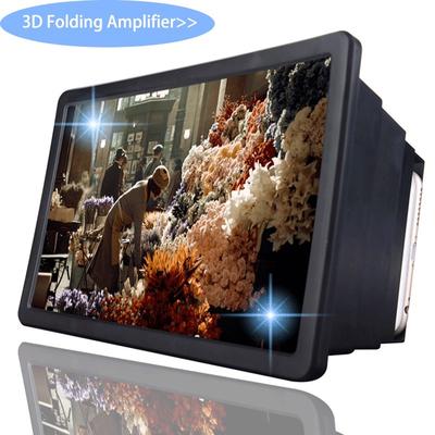 Amplificador de pantalla 3D expansor de lupa de pantalla de teléfono móvil para pantalla de visualización de película