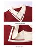 Women's Straight Shoulder Long-Sleeve T-Shirt, New 2026 Stylish Lapel Top for Spring & Autumn. Versatile Base Layer or Outerwear.