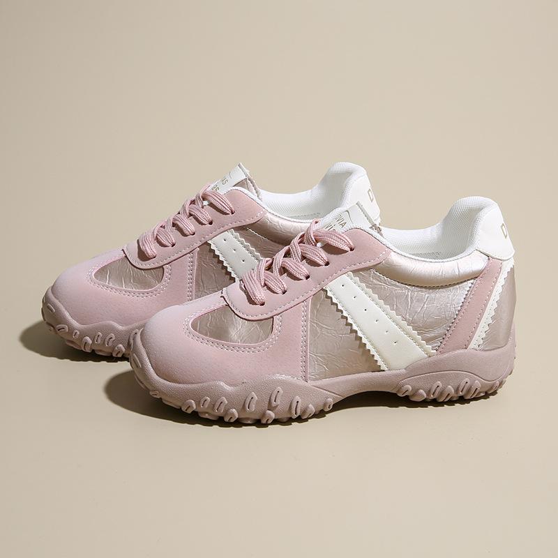 

Thick-soled inner height increase ballet style mesh breathable moral training shoes women s shoes 2025 new spring and autumn Forrest Gump shoes littl 40