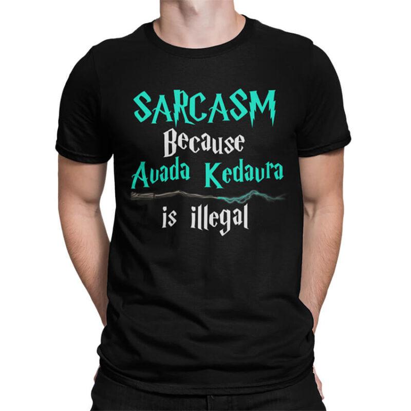 

Retro Magic Wand Shirt Satirical Because Avada Kedavra Is Illegal Shirt Pure Cotton Tshirt Shirt Y2K Top Mens Clothing 2026 4XL