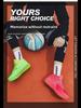Men's Breathable Mesh Basketball Shoes - Colorful Youth Sports Sneakers