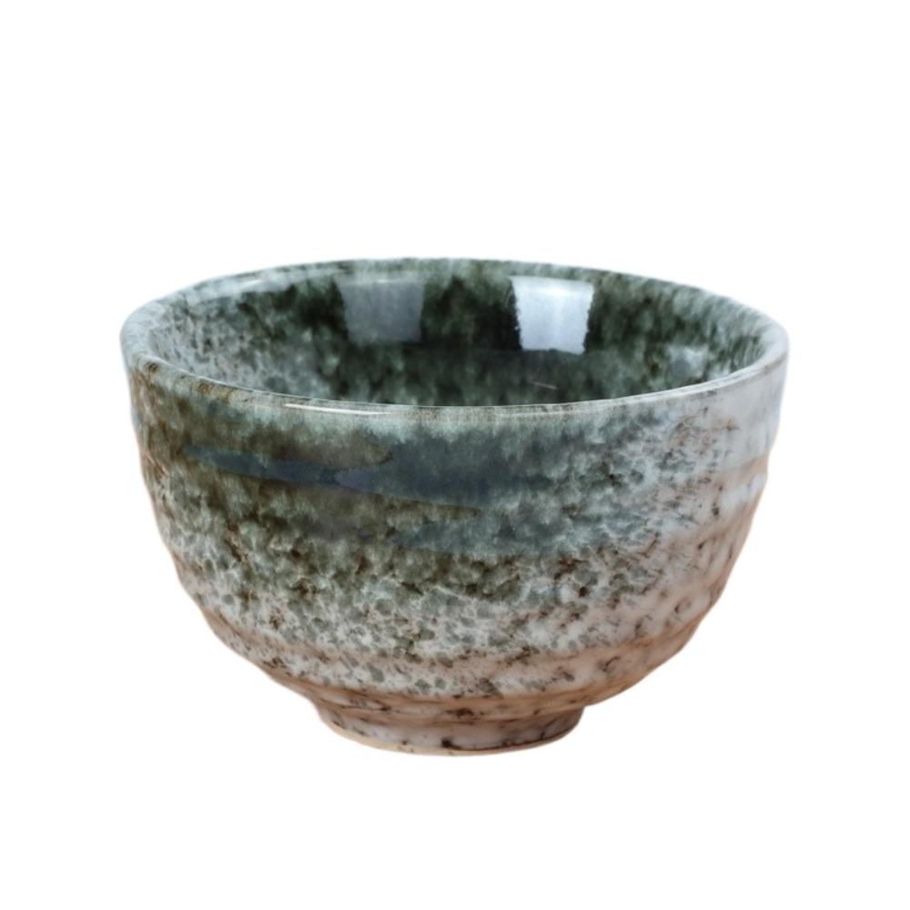 

Ceramic Japanese Matcha Tea Bowl Heat Insulation Green Tea Whisk Retro Japanese Chasen D