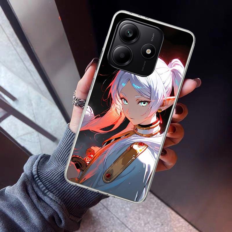 Frieren Beyond Journeys End Phone Case For Xiaomi Redmi Note 10 11 12 13 14 15 Pro Plus 11S 12S 14S 11T 11E 10S Soft TPU Back Co