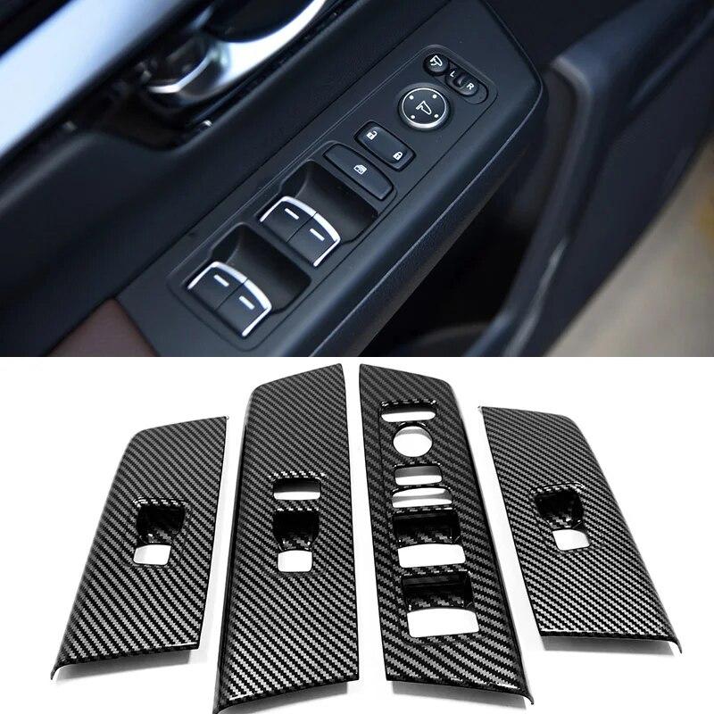 Dekorace interiéru auta Centrální ovládací panel Volant pro Honda CR-V CRV 2023 ABS Carbon Fiber Stylingové doplňky