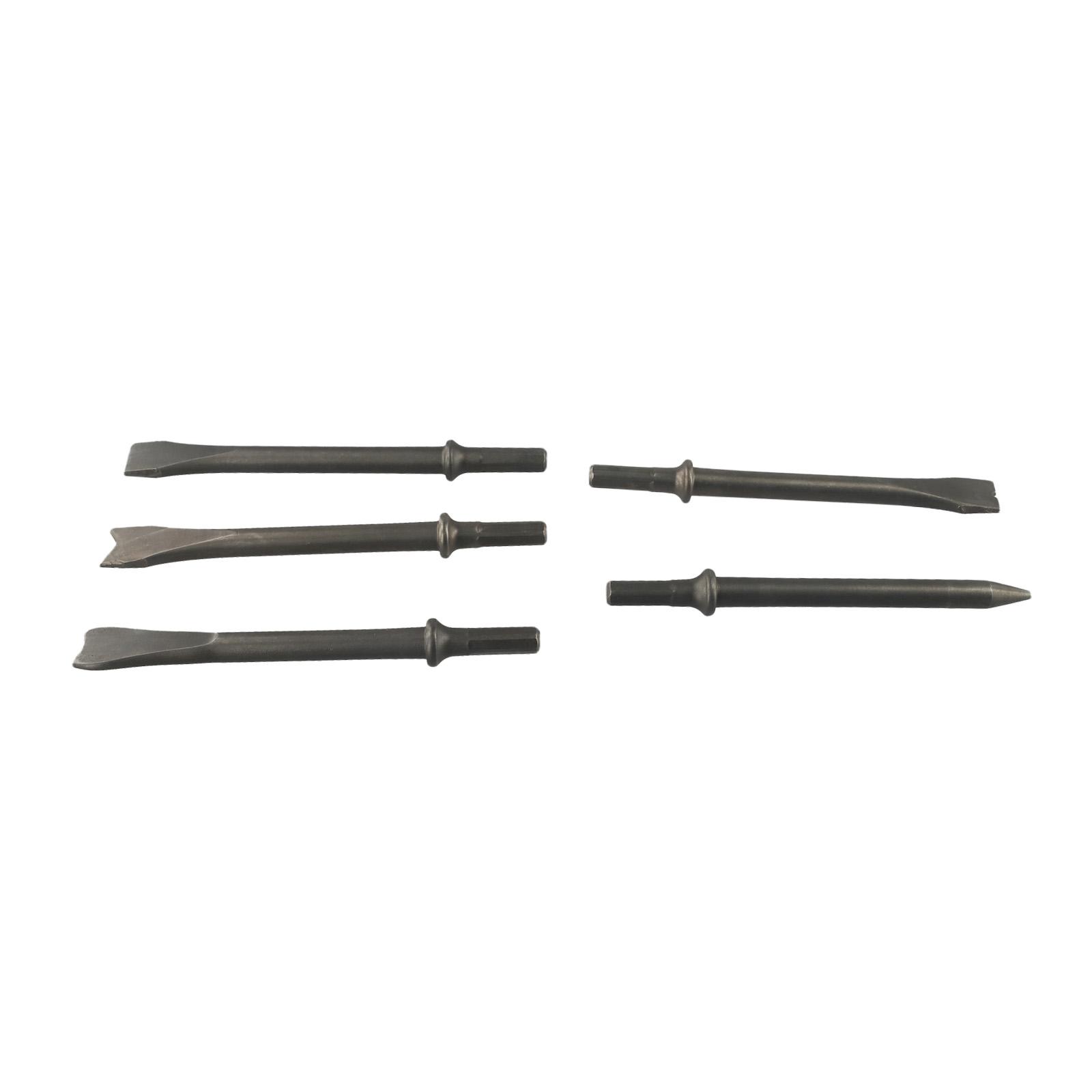 Automotive Repair Hexagonal Shank Chisel Steel Air Chisel 175*20mm Flat Chisel Multiple Chisel Shapes Professional Use China Mainland