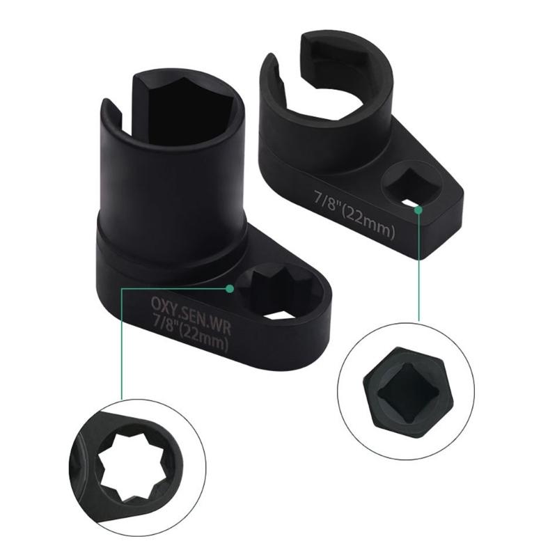 5Pcs Automotive Oxygen Sensors Removers Oxygen Sensors Socket Removal Tool Socket for Removing Install Oxygen Sensors