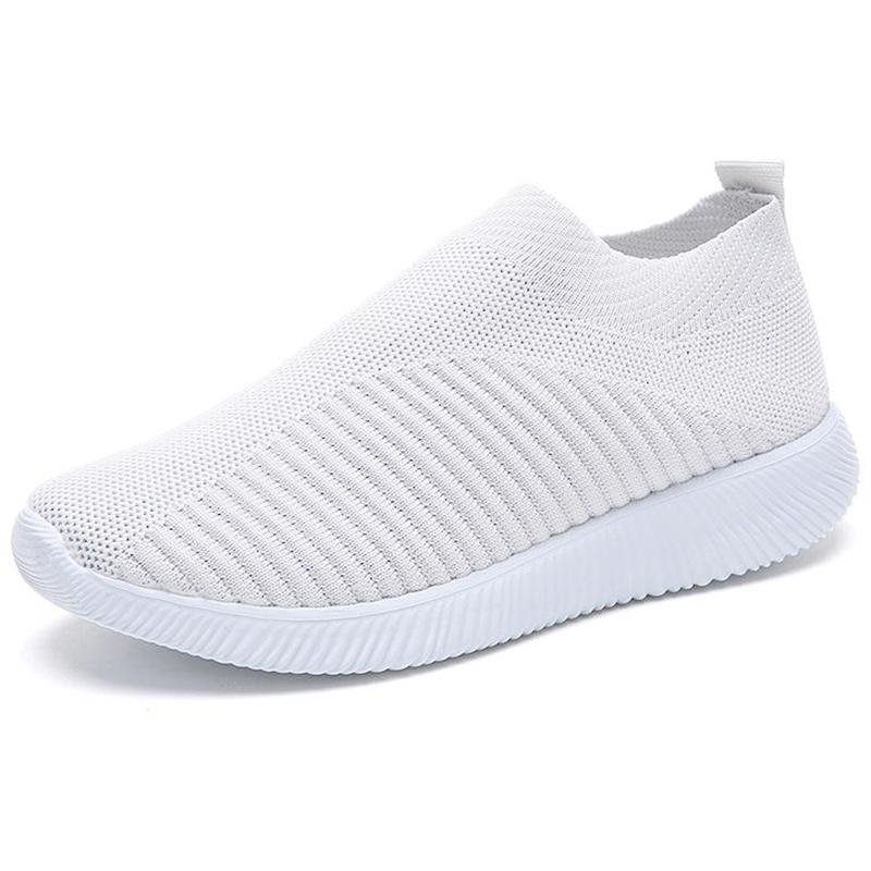 Women's Sneaker Soft Mesh White Shoes For Woman Sneakers Hot Women Sports Shoes Casual Zapatillas Mujer Flat Baskets Femmes