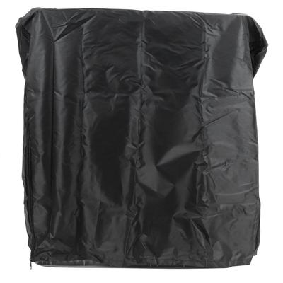 Capa para Máquina de Lavar Roupa 210D Tecido Oxford Revestido a Prata Protetor de Secadora de Varanda 74x71x101cm Preto