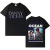 Rapper Danny Ocean Pop Music Double Sided Tshirts Mens Cotton Casual Loose Gothic Oversized Short Sleeves Streetwear Teenagers