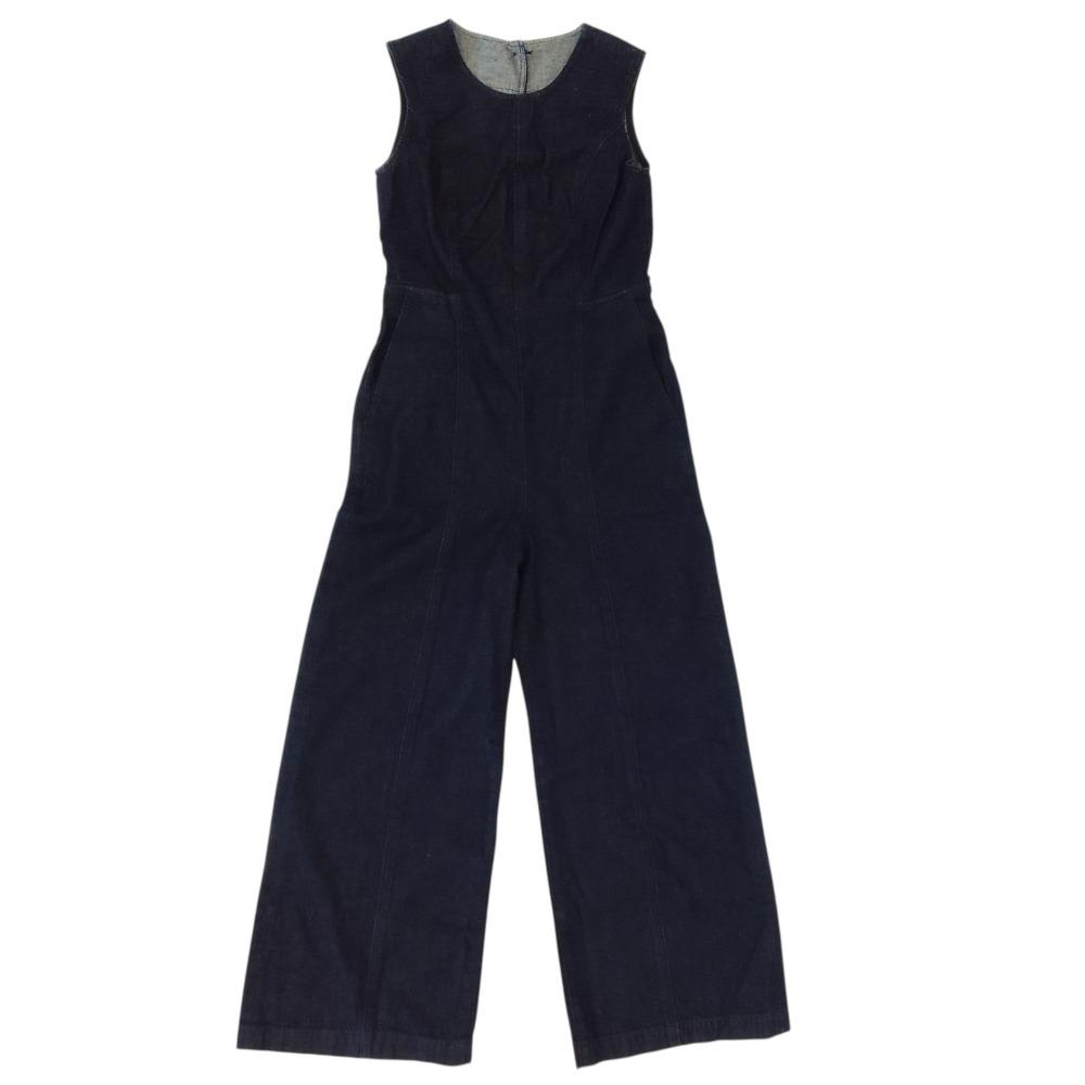 [Used] Unused 25SS MOUSSY BACK SLIT DENIM All-in-one 010IS111-5101 Size 1 Indigo Women s Luxs Brand used clothing