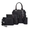 Fashion Women's Bags, New Mother and Child Bags, Four-piece Women's Handbags, Striped Retro Oblique Span Shoulder Bags