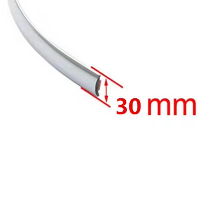 5M Car Chrome Styling Decoration Moulding Trim Strip Tape Auto DIY Body Bumper Protect Sticker 6mm 8mm 10mm 12mm 15mm 20mm 30mm