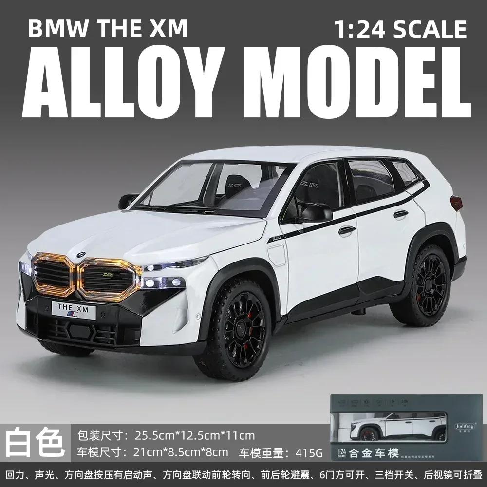 

1:24 BMW THE XM Високодеталізована лита модель з металевого сплаву Звук Світло Відтягується Колекційна Іграшка для Дітей Подарунки A638