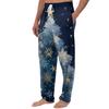 Men's Knitted Fashion Print Pocket Casual Pants Pajama Pants