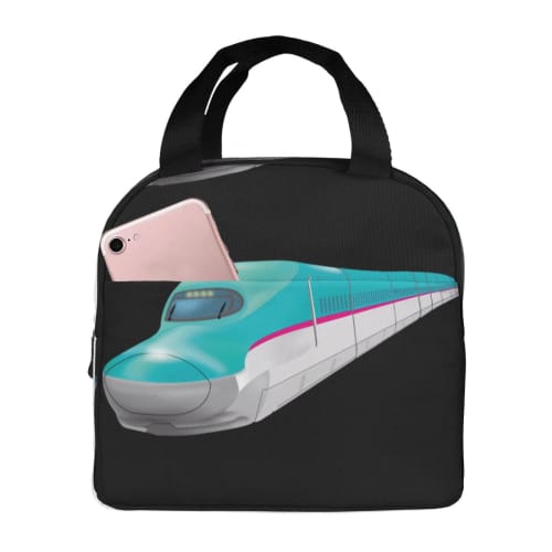 

Chioee Lunch Bag, Tohoku Shinkansen Hayabusa Design, Cute Tote Bag with Insulated Food Storage, Perfect for Commuting, School, Travel, and Outdoor Act