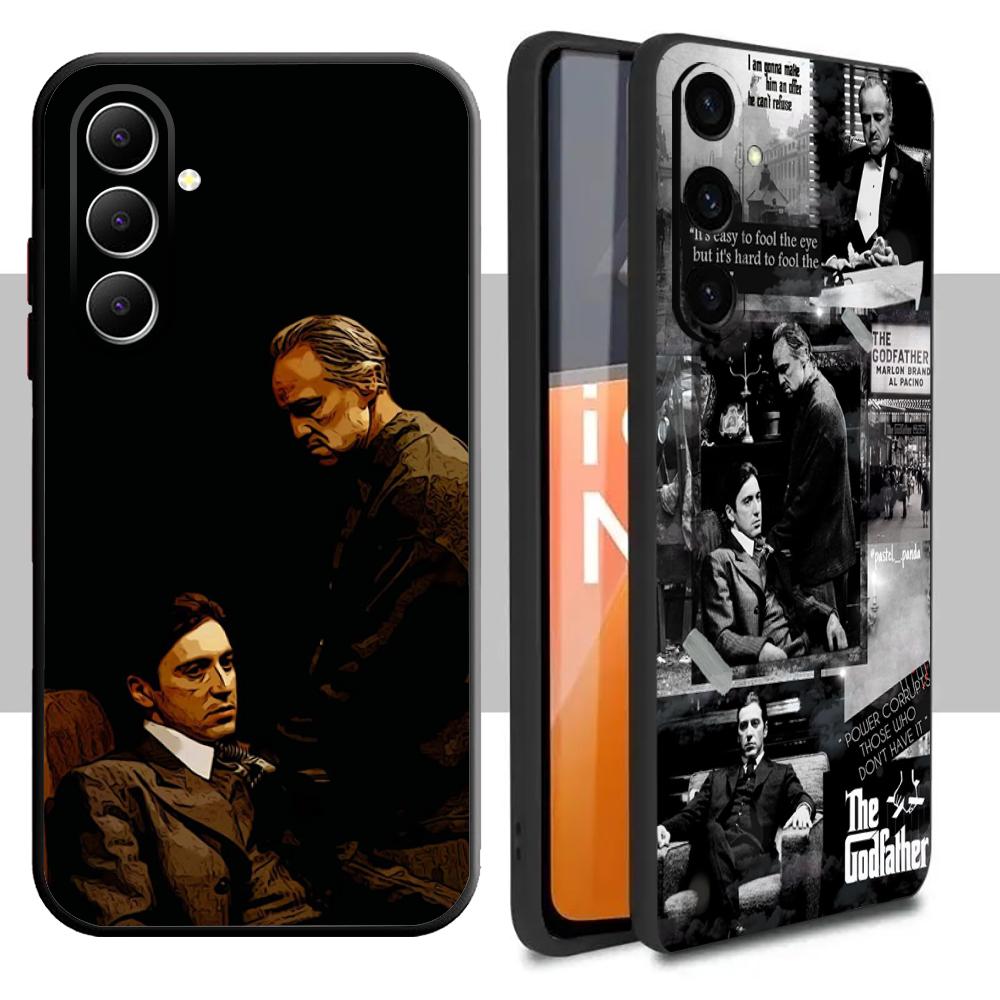 The Godfather Classic Movie Posters Phone Case For Samsung Galaxy S26 S25 S24 S23 S22 S21 Plus Ultra Note20 Soft Black