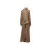 Calvin Klein Solid Comfortable Simple Elastic Soft Sleep Pants Women bottoms Brown QS7304-SOM