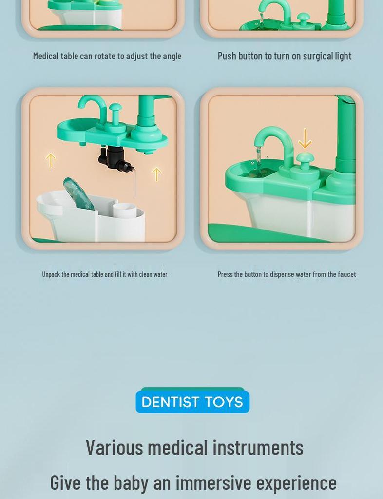 Kids' Doctor Dentist Role Play Set for Boys & Girls – Simulation Injections & Visits