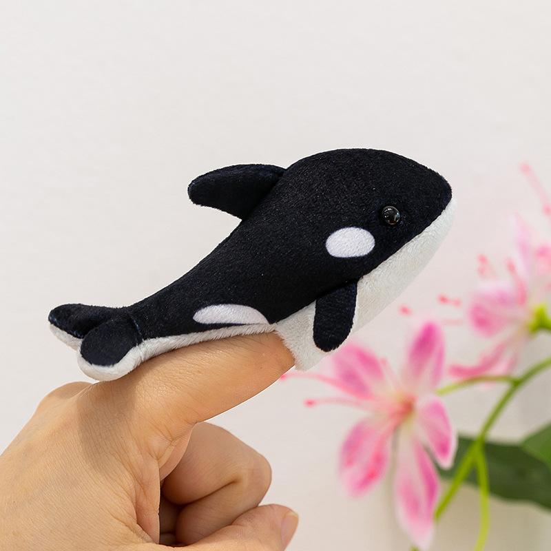 Forest Animal Finger Doll Panda Plush Toy Children Ocean Shark Doll