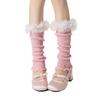 Cotton Knee High Ruffle Socks Candy Color Open Toe Socks All Match Sweet Leg Warmer  Summer