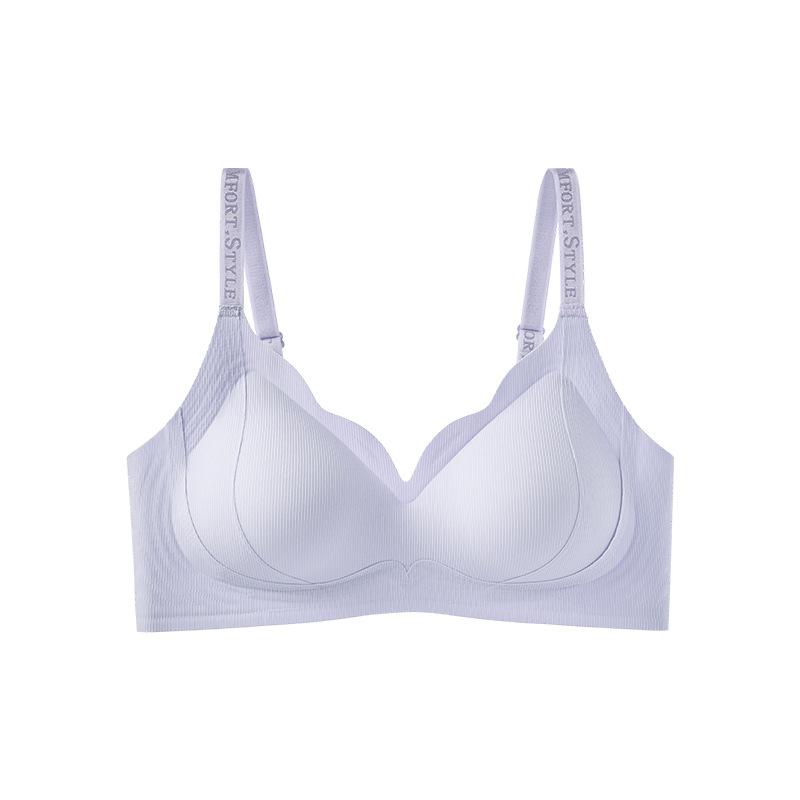 Petal cup gathered small chest comfortable support pull anti-sagging bra cover spring