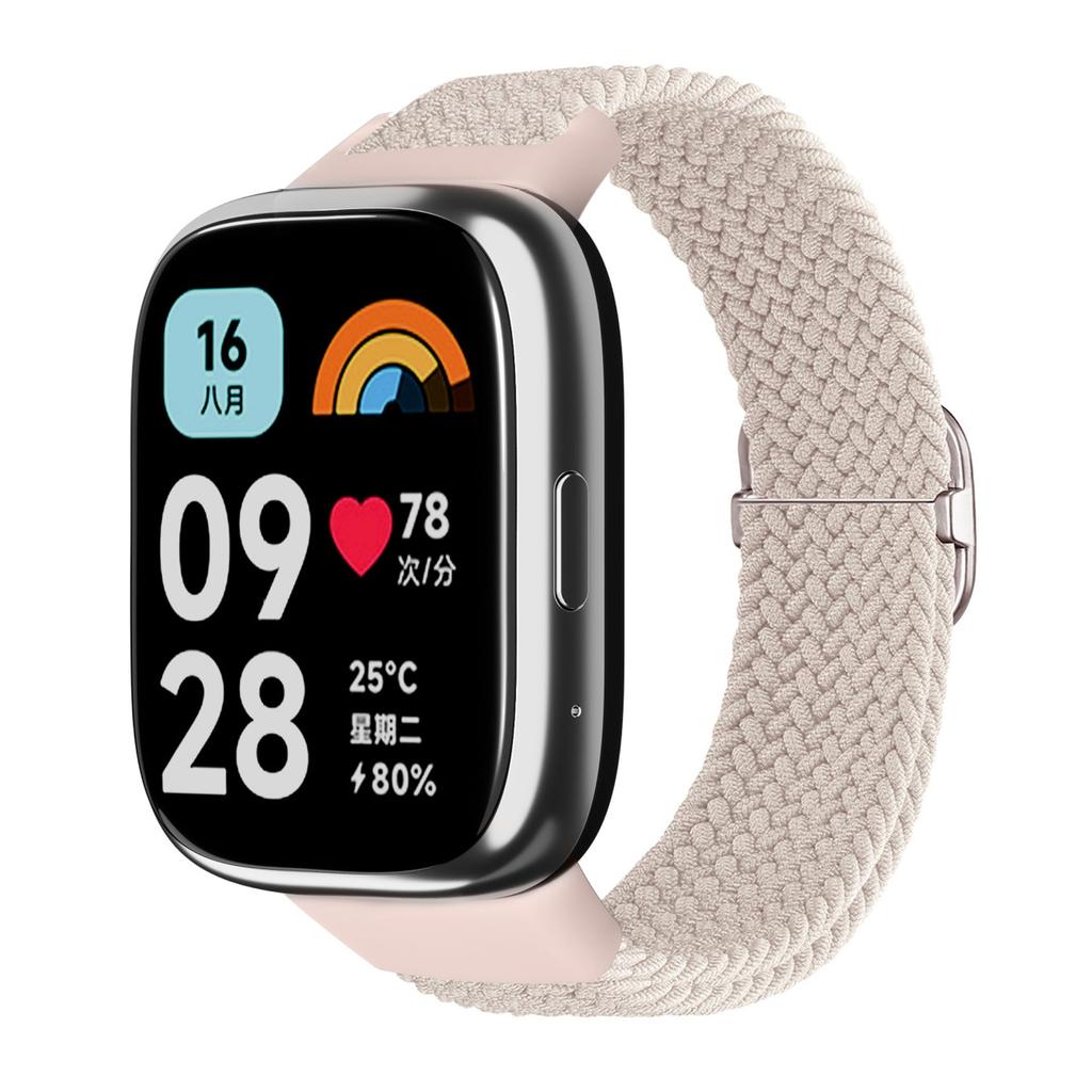 Geflochtene Solo-Schlaufe für Xiaomi Redmi Watch 3 active Armbänder Zubehör Sport Nylon Atmungsaktiv Ersatz Correa Redmi 3 Lite Band
