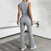 Diyun Women's 2024 Spring/Summer Casual Slim-fit Tank Top & Long Pants Set - European & American Style