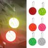 5Pcs Keychain Reflector Pendant Keyring Safety Reflector with Chain for Backpack