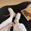 Retro Women's Platform Small Flower Stray Shoes New Breathable Versatile Casual Sports Jogging Shoes