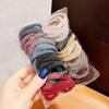 50PCS No Damage Colorful Elastic Hair Ties Non-Slip Ponytail Holders  For Women