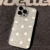 Blue Floral Phone Case for iPhone 13, 14, 15, 16, Pro, and Pro Max