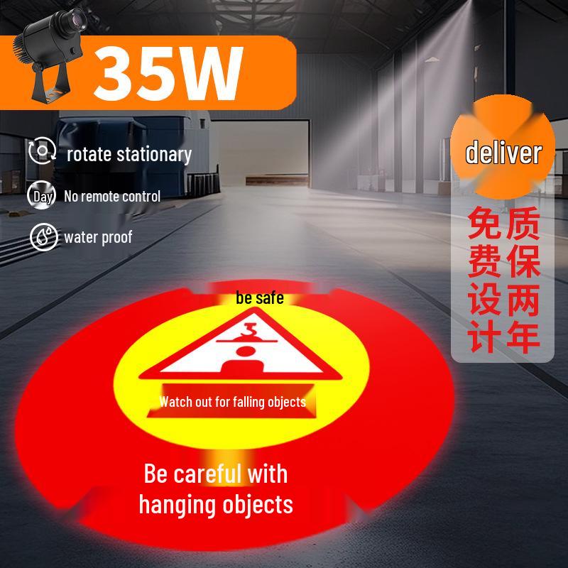 Industrial Safety Projector Light for Outdoor Crane and Forklift Applications