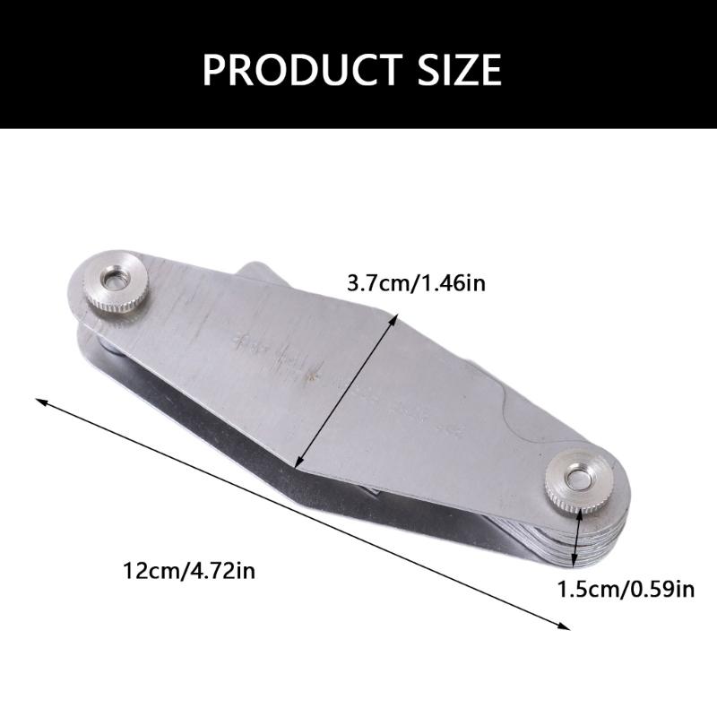 Thread Gauge 30 Degree Screw Gauge for Industrial Measurement Clear Scale T Thread Gauge Screw Measure Tool