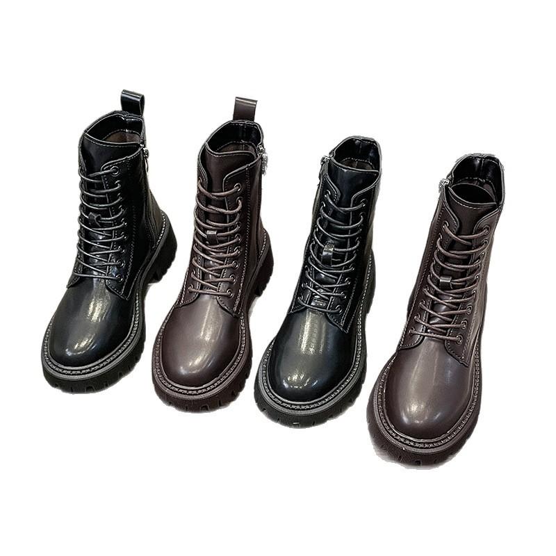 Yueyu Martin boots women's versatile British style 2025 new autumn and winter boots thick-soled short boots show thin single
