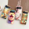 Phone Cover For Samsung Galaxy Z Flip 7 6 5 4 Case Transparent For Samsung Z Flip 3 Hard PC Fitness Shiba Dog And Cat Matching