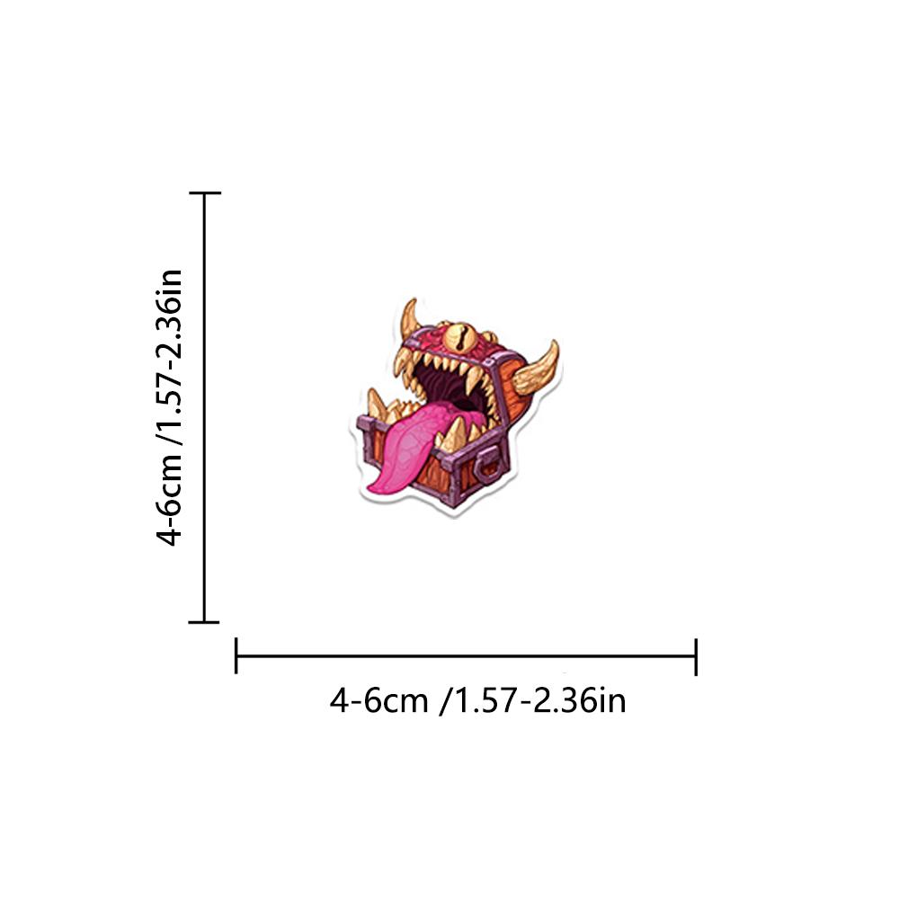 1050Pcs Dungeons Dragons Graffiti Stickers Exquisite Cool Diy Toys Secret For Bottle Scrapbook Travel Bag Aesthetic Decals